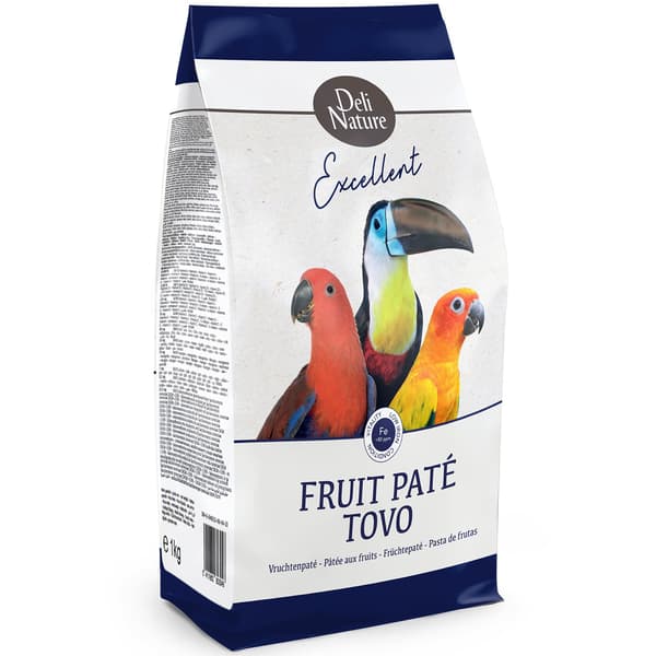 Deli Nature Birdelicious Fruit Paté 750g - foder og vitaminer til prydfugle
