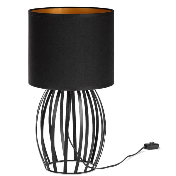 Tornado-lampe ASBZN sort-guld