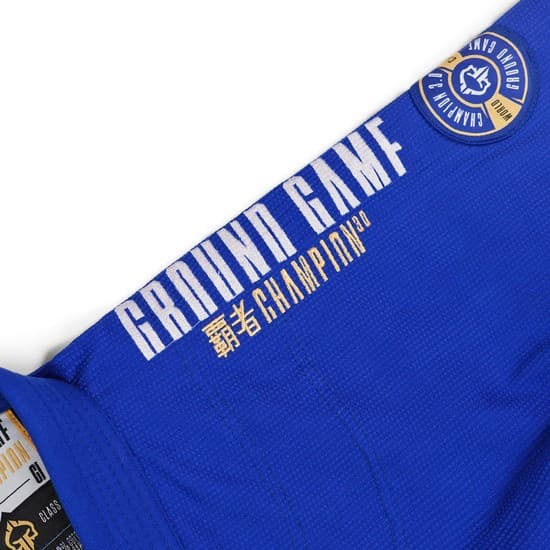 Ground Game Gi BJJ Herr Champion 3.0 Blå A2