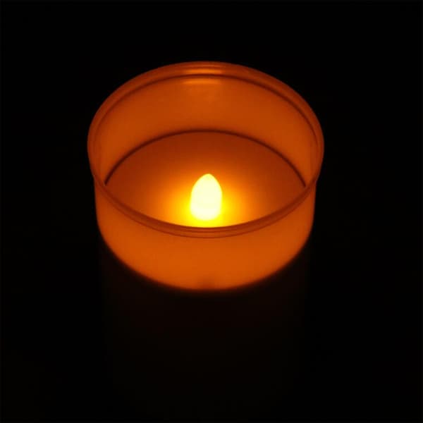 Elektrisk LED-lys hvidt 12,2 cm