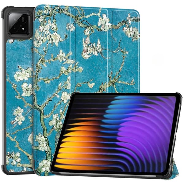 Fodral till Xiaomi Pad 8 / 8 Pro / 7 / 7 Pro, Smartcase, Blommor