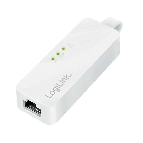 USB 2.0 til Fast Ethernet RJ45 adapter - LogiLink, UA0144B