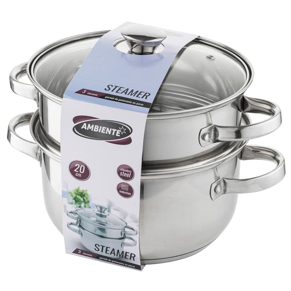 Ambiente Steamer 20 cm 3-delt damper