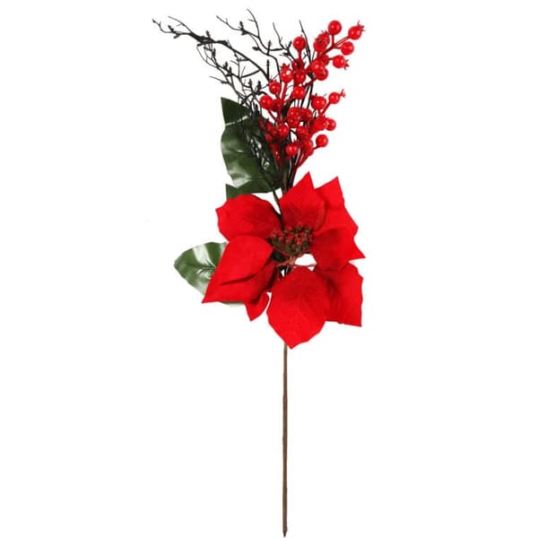 Rød røngren med Bethlehem-stjerne 62 cm