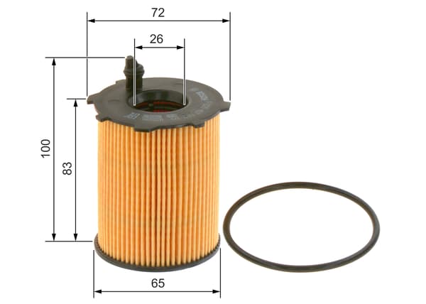 OLIEFILTER CITROEN BERLINGO 08> 1.6 HDi