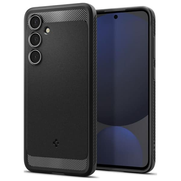 Spigen Rugged Armor-cover til Galaxy S24 FE, sort