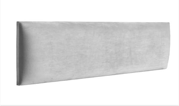 Polstret panel 40x15 Magic Velvet 2239 (Lysegrå)