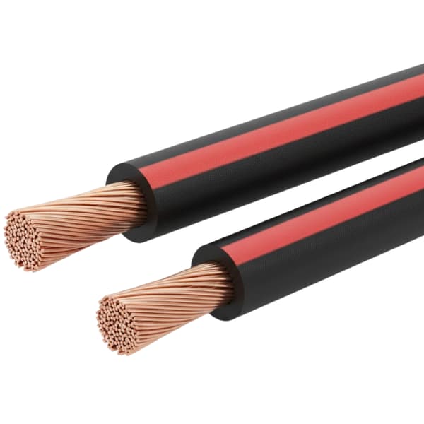 LED-remskabel 2x0,75 mm längd 1 m tvåkärnig högtalarkabelspole
