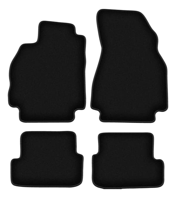 BASIC sorte velourmåtter til: Renault Megane II hatchback (2002-2008)