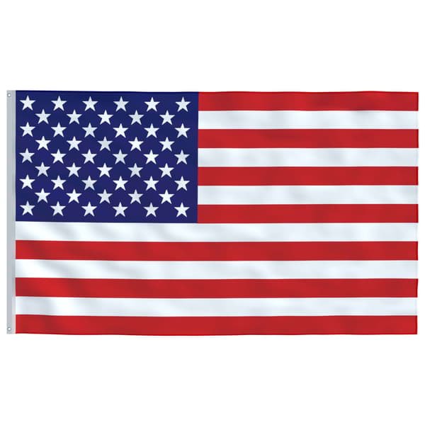 vidaXL USA-flag, 90x150 cm