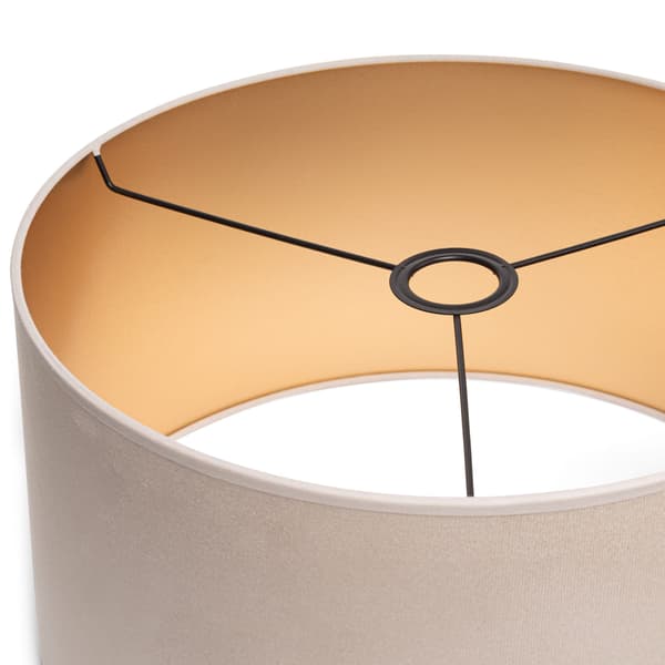 Tornado AD1 lampa, beige-guld sammet