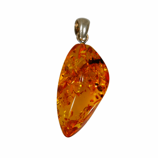 Cognac rav vedhæng - Baltic Amber Smykker