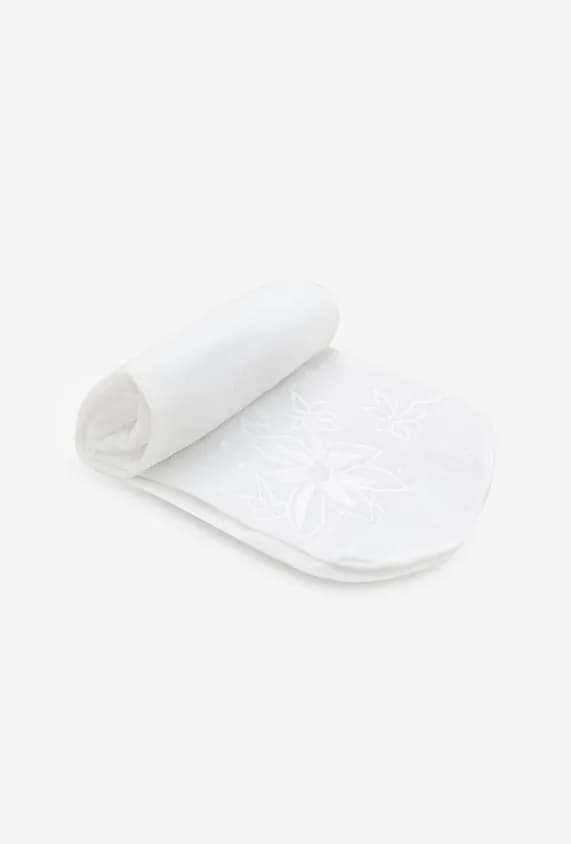Wola och Gatta tunn strumpa 2-pack one size vitmönstrad