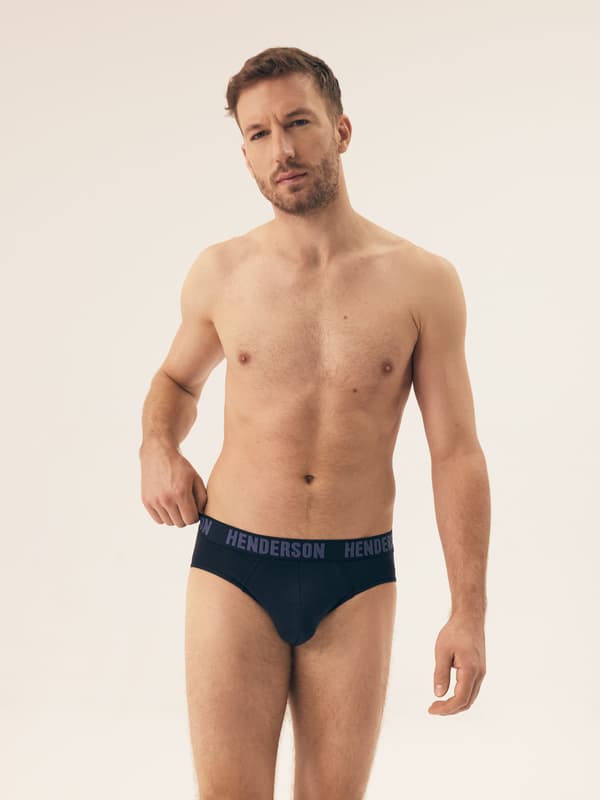 Over Henderson Briefs 5-pack | marinblå, blå, himmelsblå 3XL