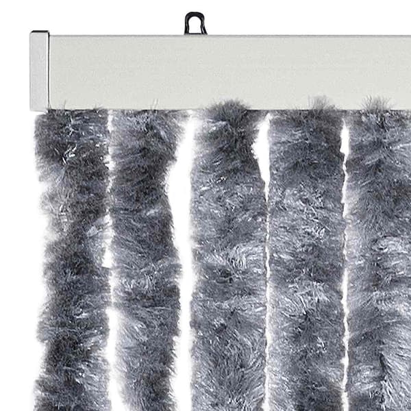 vidaXL insektnet, sølv, 56x200 cm, chenille