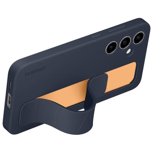 Samsung Standing Grip Cover til Galaxy S24 FE Blå og Sort