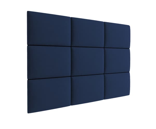 Polstret panel 40x30 Mono 241 (Marineblå)