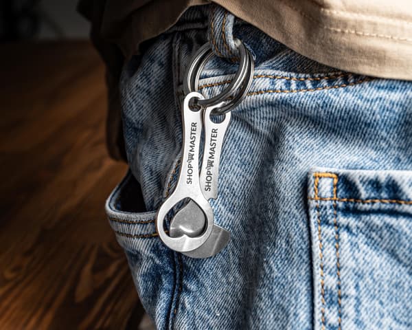 Token og åbner til SHOP MASTER indkøbskurv 2 stk.
