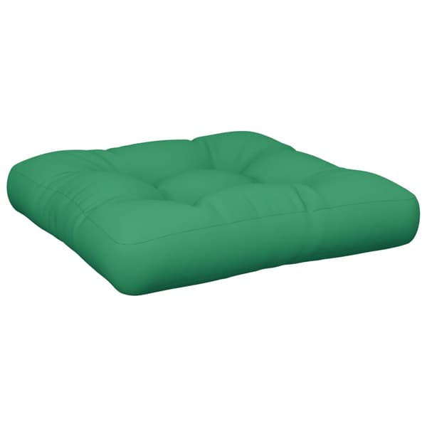 vidaXL Pallsoffkuddar, set om 2, gröna, tyg