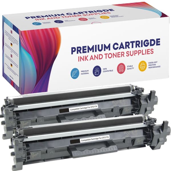 2x Toner til HP GP-HCF217A MED CHIP x2 GP