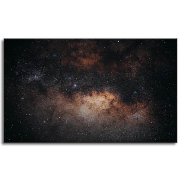 Lærredstryk Rumgalakse Stjerner 100x60cm