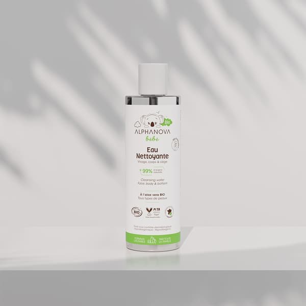 Naturligt micellarvand til rensning, 200 ml Alphanova Bebe Bio