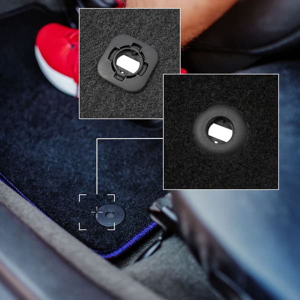 CARLUX-BLÅ bilmåtter til: Honda Jazz III hatchback (2011-2014)