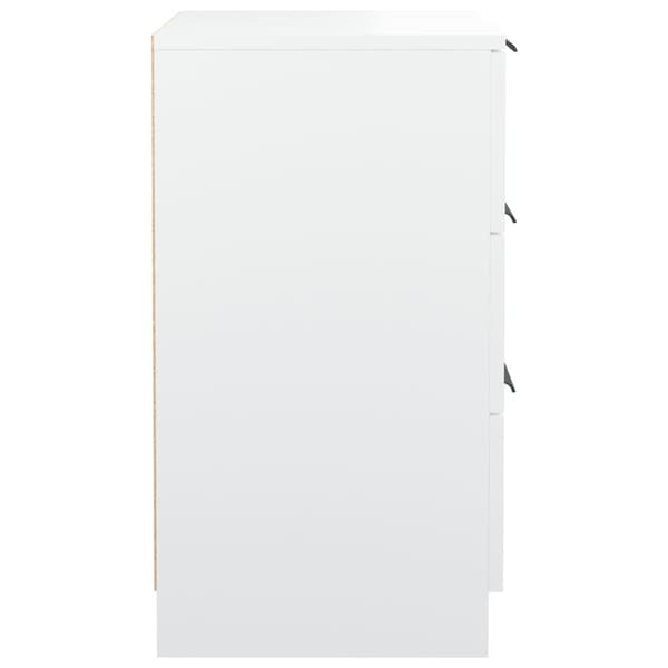 vidaXL sengebord, hvid, 40x36x65 cm