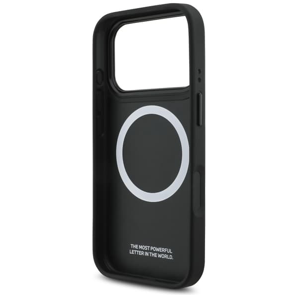 BMW M Quiltet Logo MagSafe-cover til iPhone 17 Pro, sort
