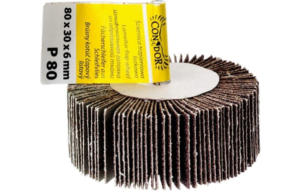 Lapskive, 80 x 30 x 6 mm, skaft, P
