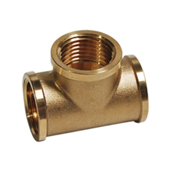 Idmar messing-T-stykke 3/8" DN10 til vandinstallationer