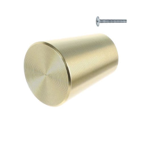 Möbelknopp matt guld Riex XK05