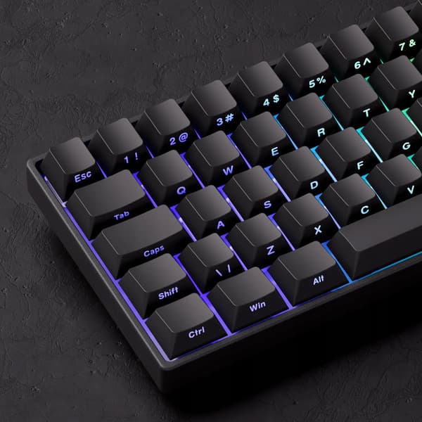 MonsGeek Fun60 Pro Magnetisk Tastatur - Sort Sideprint Rapid Trigger