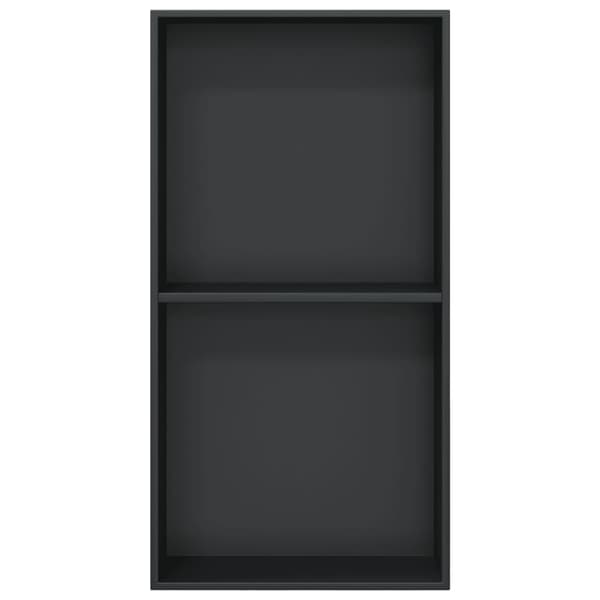 vidaXL brusekabine mat sort 32x62x9 cm rustfrit stål
