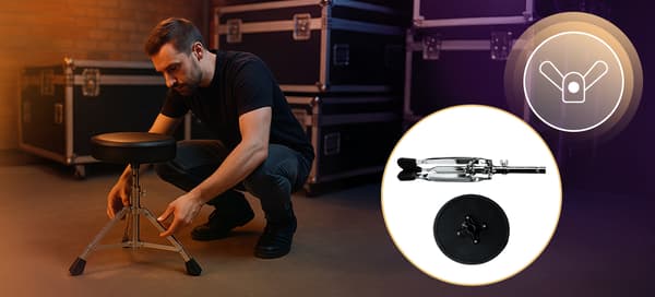 MusicMate MM-K40 trumstol