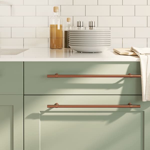 vidaXL skabsgreb, 10 stk., bronze, 320 mm, rustfrit stål