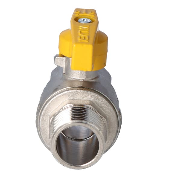Nickelpläterad gaskulventil med aluminiumfjärilsventil (MAI) (N-W-version) O