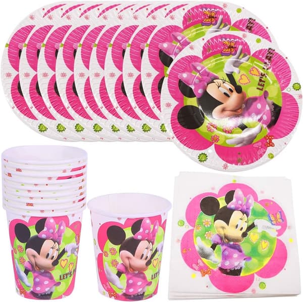 Minnie Mouse Fødselsdagssæt 10 dele SUP