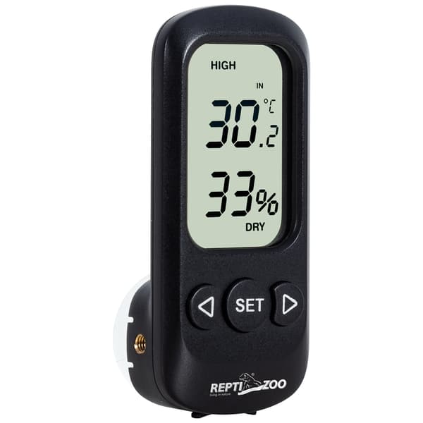 Repti-Zoo Digital Larmtermometer Hygrometer - LCD-termometer och hygrometer