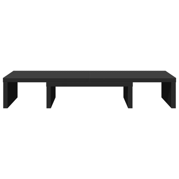 vidaXL justerbar skærmstativ sort 60x24x10,5 cm
