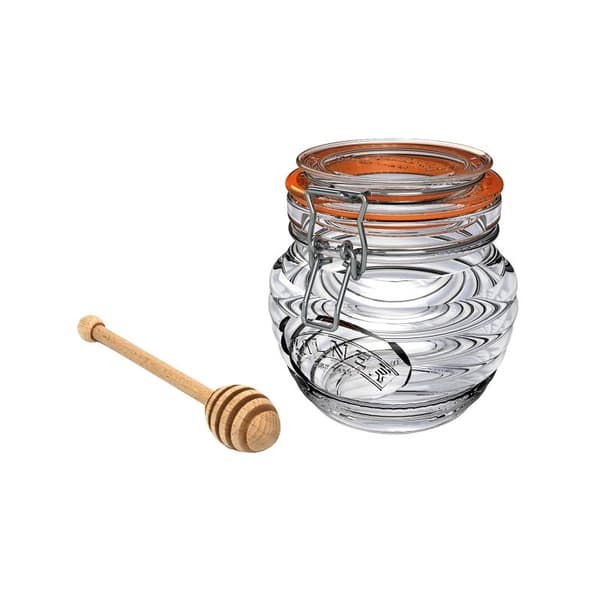Honungsburk med strömspare, presentförpackning / Kilner