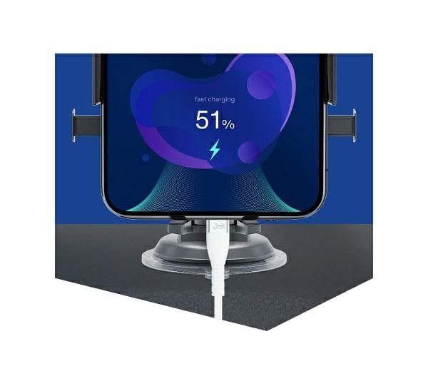 Bilholder til Smartphone 3mk til Dashboard/Cockpit Bilholder Sort