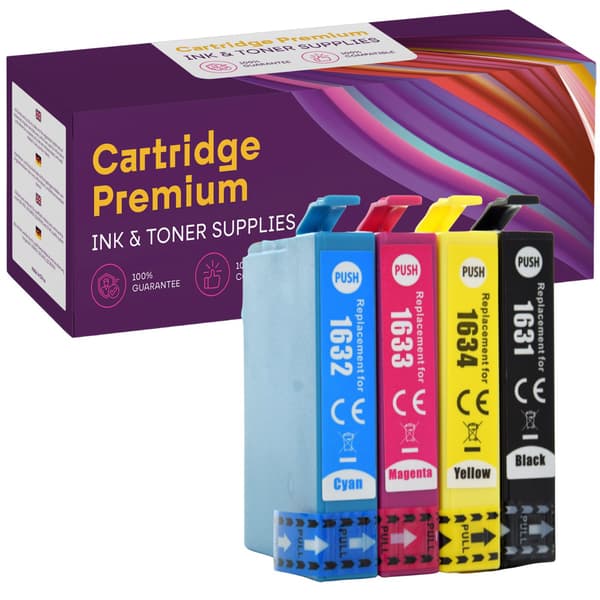 4x blækpatroner til Epson GP-E1636CMYK