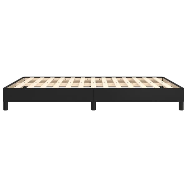 vidaXL sengestel sort 140x190 cm kunstlæder