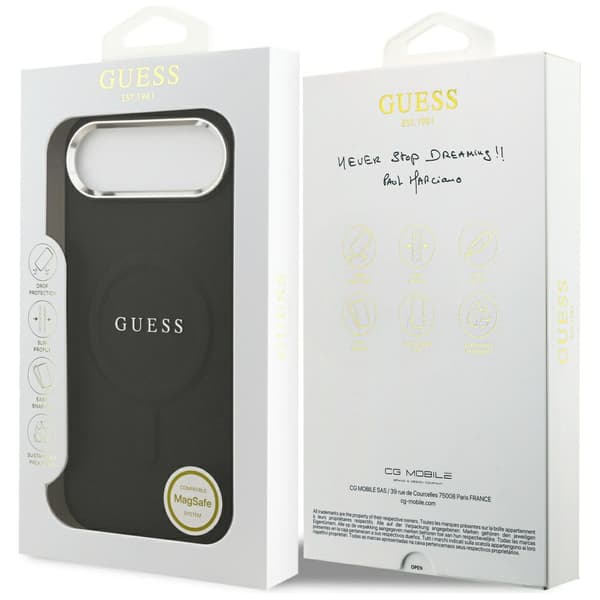 Guess Classic Logo MagSafe-cover til iPhone Air, sort