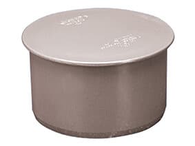 PVC-HT 110 sanitetsplugg, för internt avlopp, askfärgad