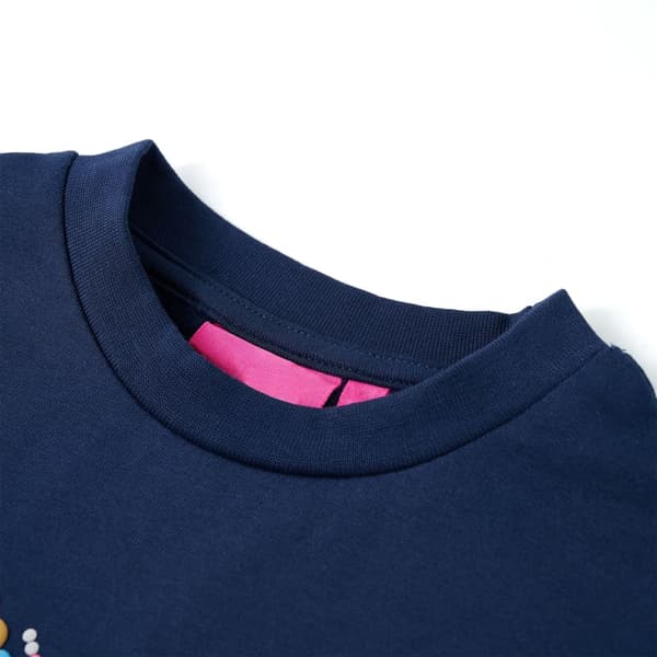 Børnesweatshirt, marineblå, 104