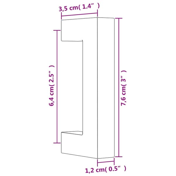 vidaXL skabsgreb, 20 stk., guld, 64 mm, rustfrit stål