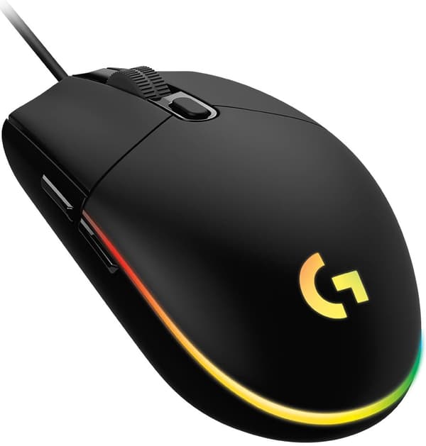 Logitech G203 Lightsync USB-mus Sort (910-005796)