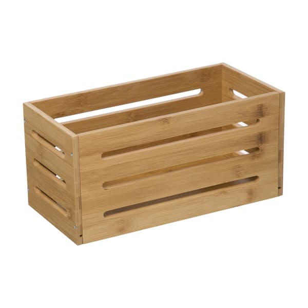 Förvaringskorg i bambu 15x31cm